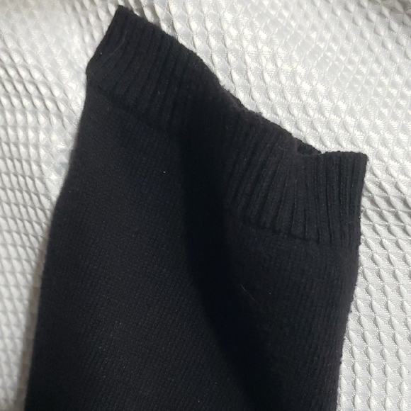 a.n.a . Black Women's Sweater; Open Waterfall Front; Soft & Comfy.  EUC  Size 2X - Picture 4 of 16